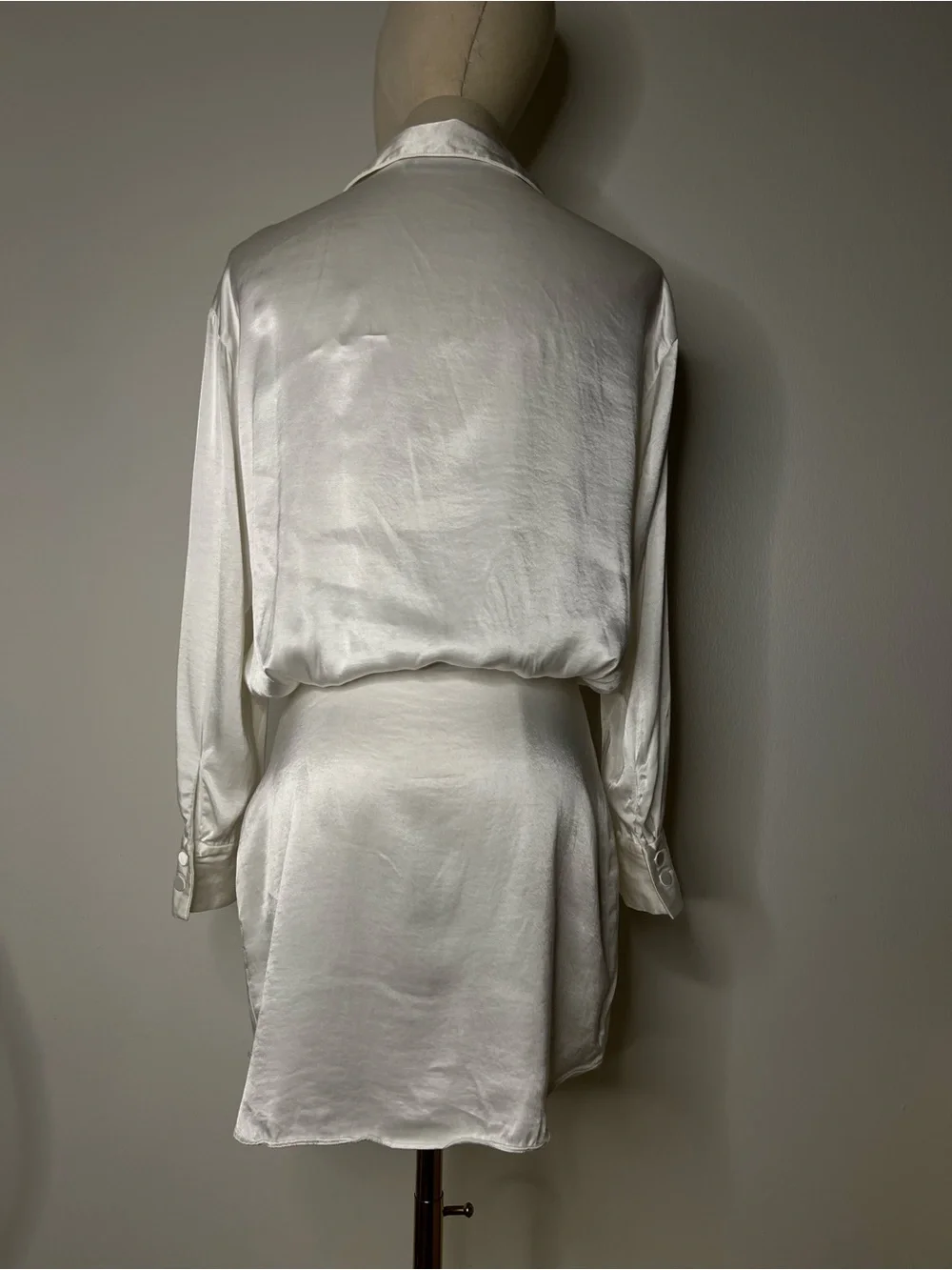 Zara Silk shirt dress - Picture 4 of 5